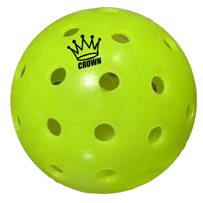 CROWN PICKLEBALL - High-Performance OUTDOOR Pickleballs (18-PACK LIME)