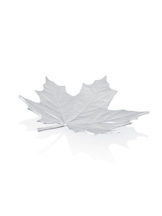 Pewter Maple Leaf Dish