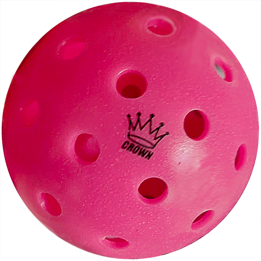 CROWN PICKLEBALL - High-Performance OUTDOOR Pickleballs (3-PACK CHERRY)