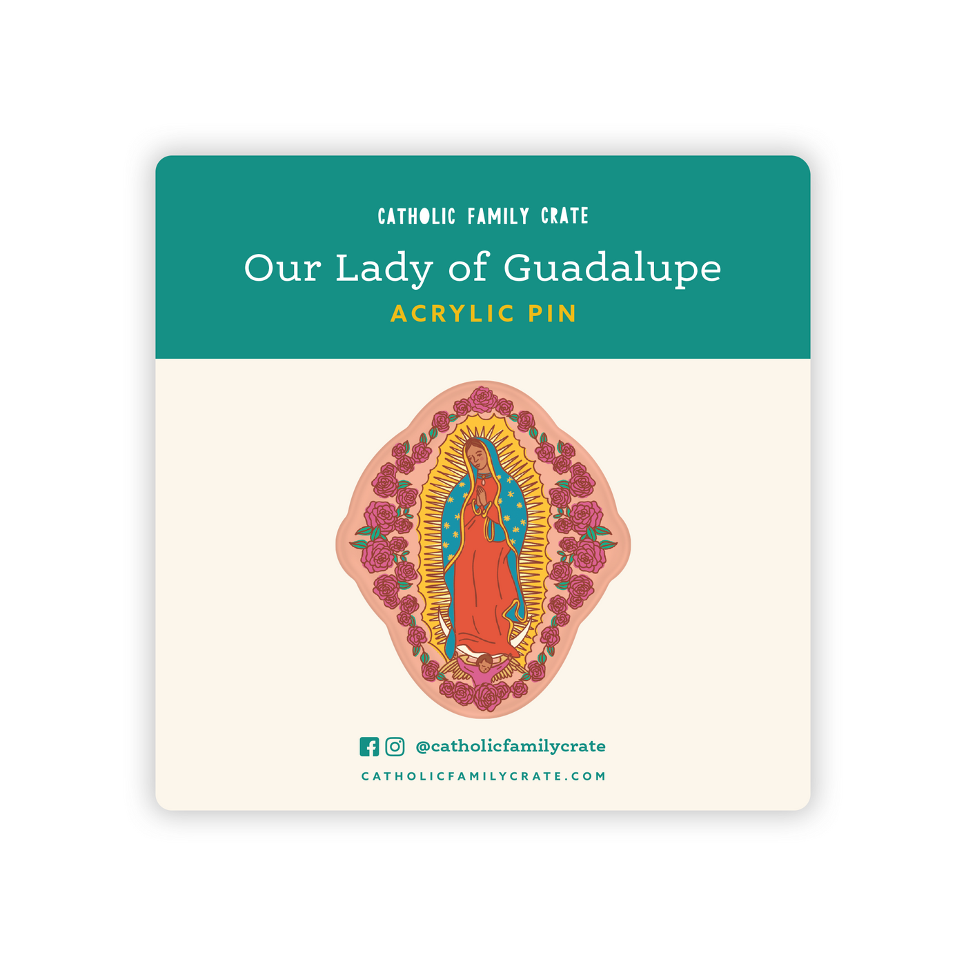 Our Lady of Guadalupe Pin