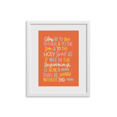 Glory Be Prayer Print