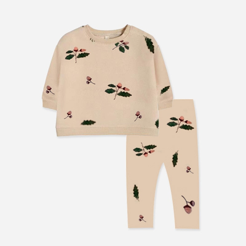Abstract Printed Loungewear Set