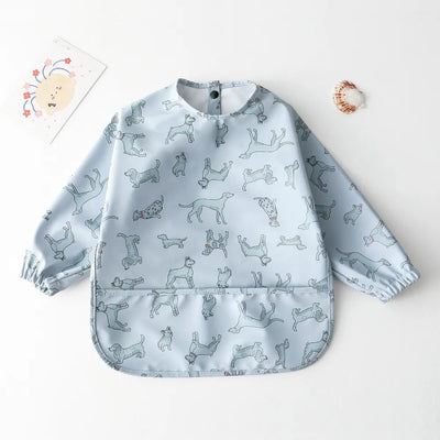 Baby Waterproof Long Sleeve Apron Bib