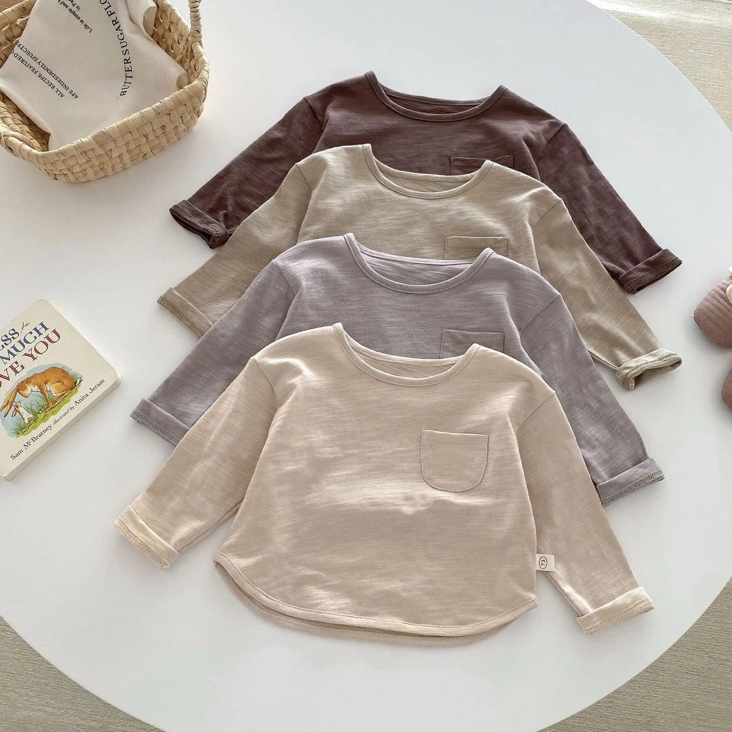 Long Sleeve Bamboo Cotton T-shirt