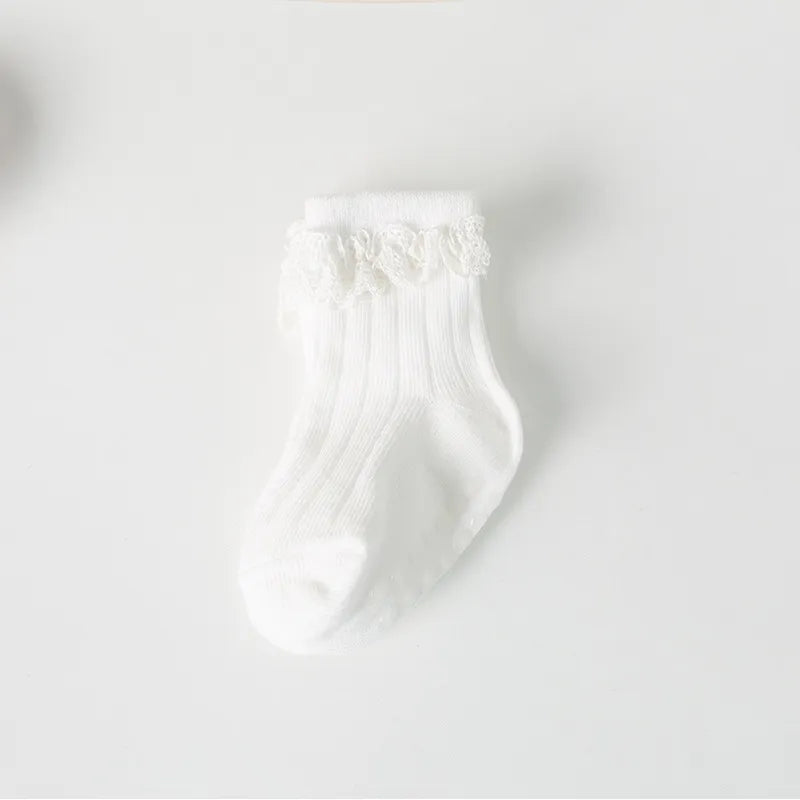 Non Slip Frill Socks