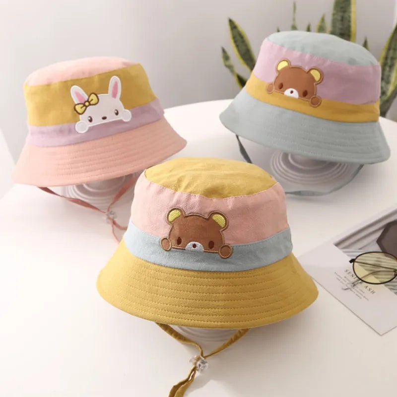 Animal Print Reversible Baby Bucket Hat