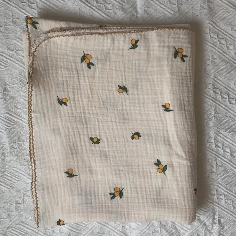 Newborn Muslin Animal Print Cotton