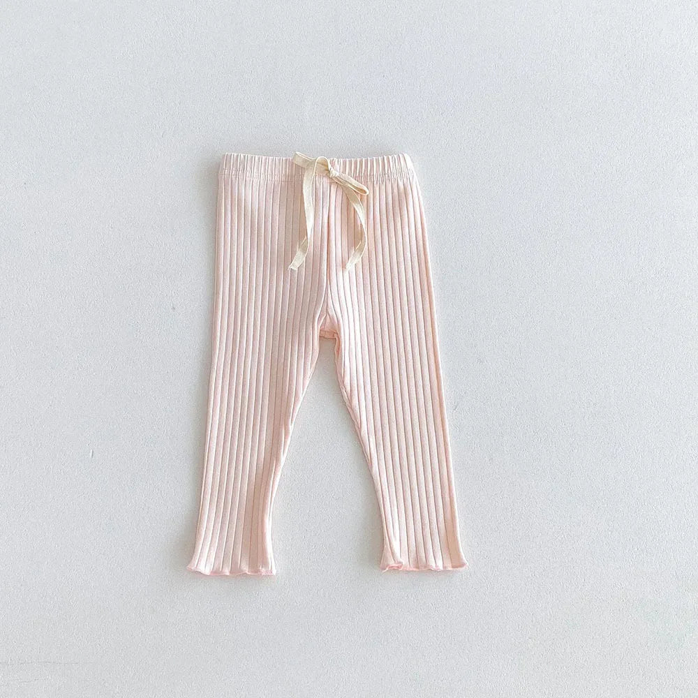 Girls Slim Straight Leggings