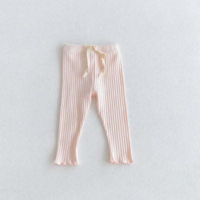 Girls Slim Straight Leggings