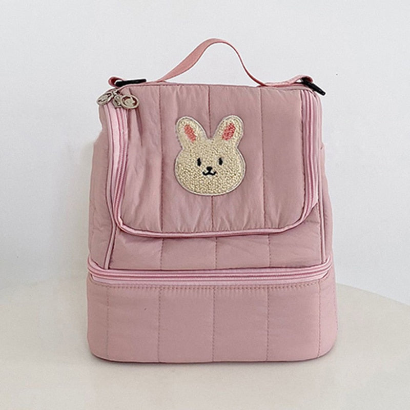 Insulated Double Level Cooler Lunch Bag