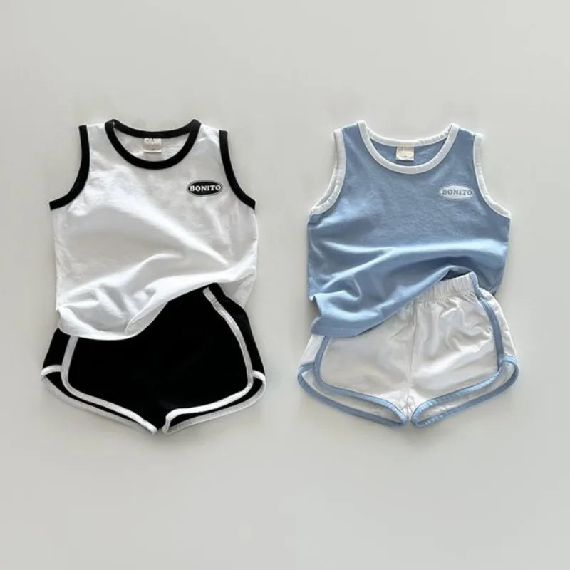 Cotton Bonito Tees & Shorts Set