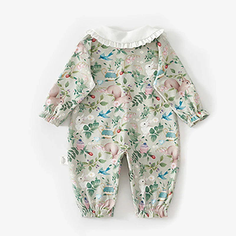 Animal Patch Collar Jumpsuit