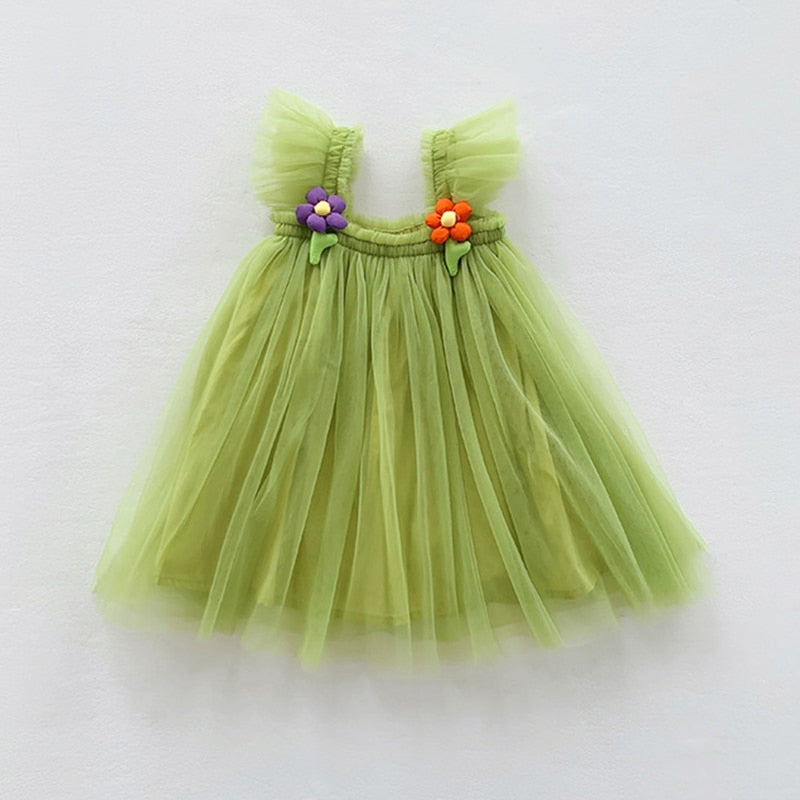 Sunflower Princess Tulle Dress