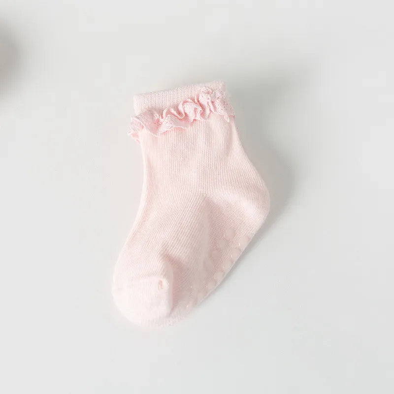 Non Slip Frill Socks