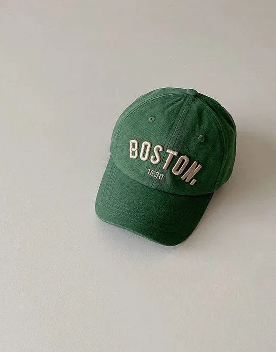 Boston Embroidered Baseball Cap