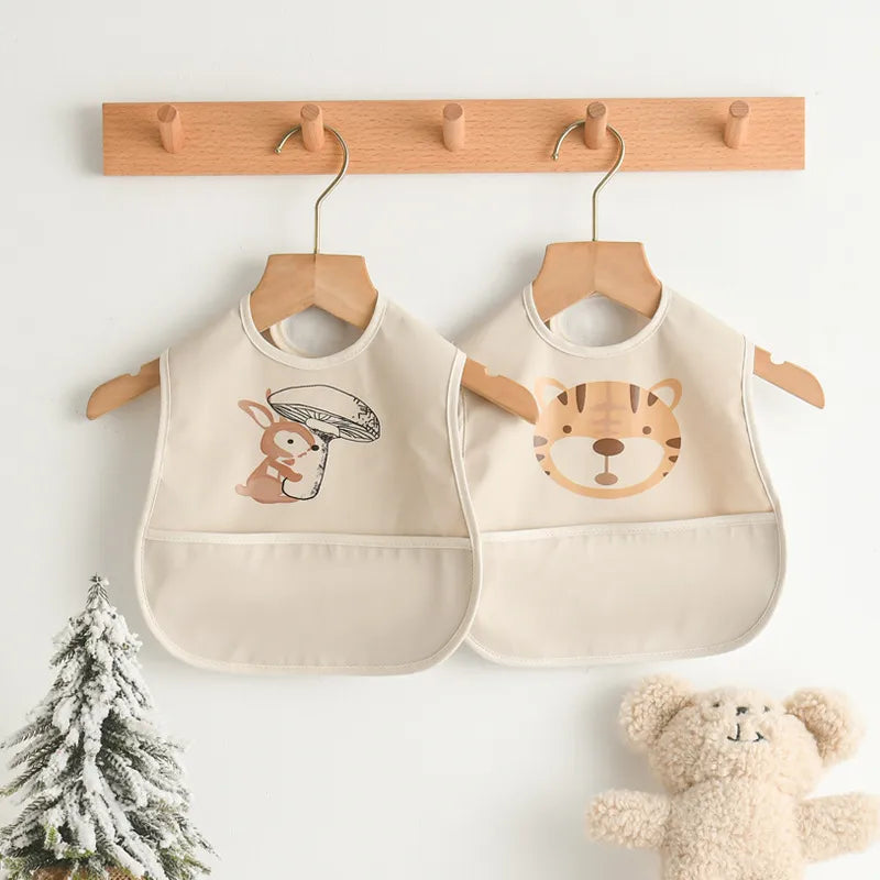 Cartoon Baby Feeding Bibs