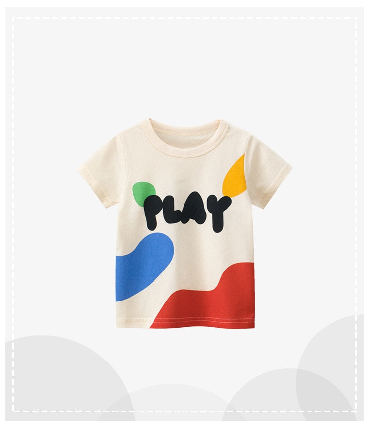 Play Graffiti Print T-Shirt