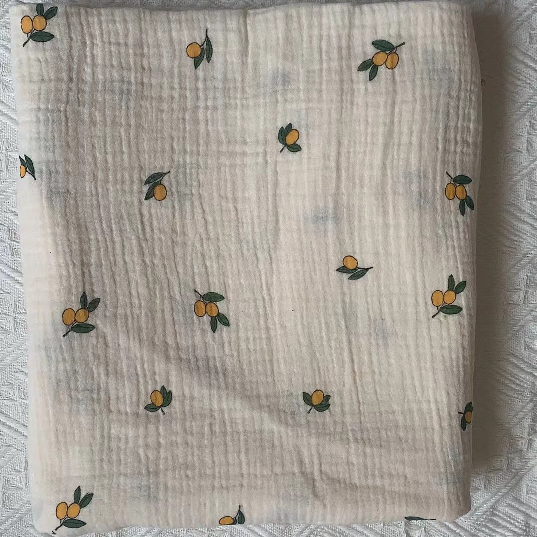 Newborn Muslin Animal Print Cotton