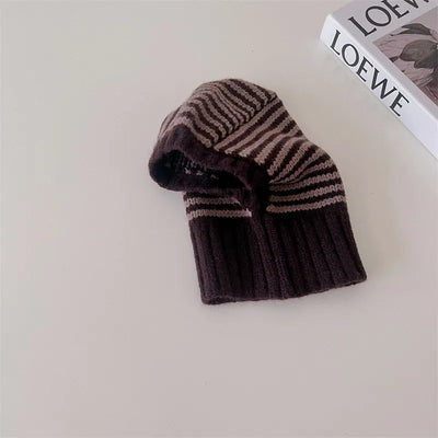 Striped Knit Ski Hat