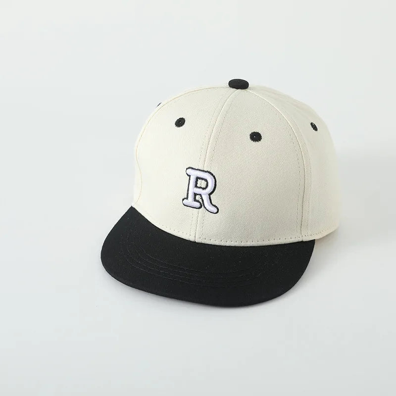 Letter R Peaked Baseball Hat