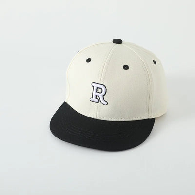 Letter R Peaked Baseball Hat