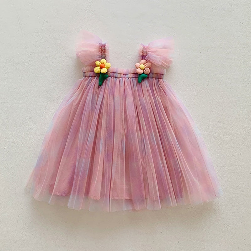 Sunflower Princess Tulle Dress