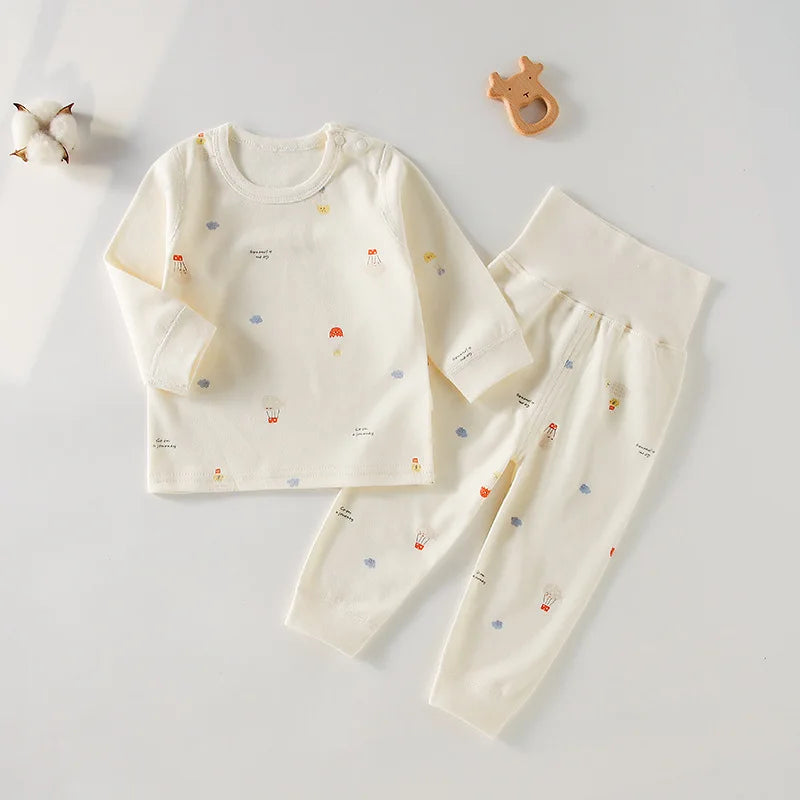 Cartoon Print Pajama Set