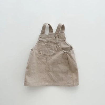 Denim Suspender Dress