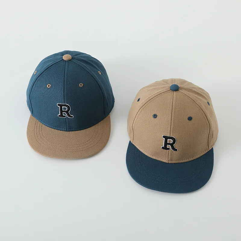Letter R Peaked Baseball Hat