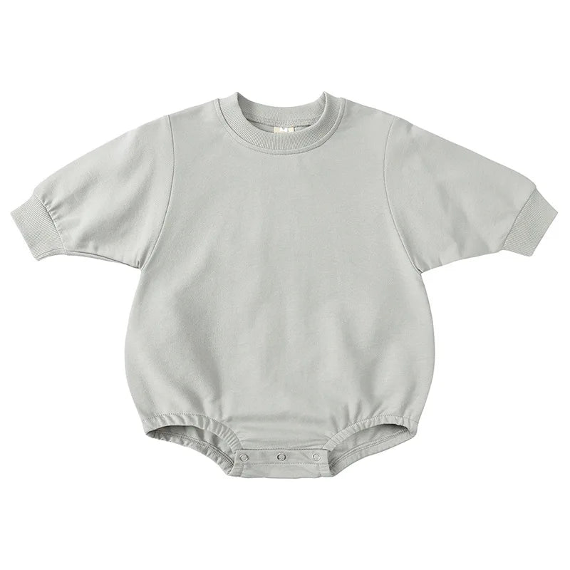 PERSONALIZED Embroidered Sweatshirt Romper