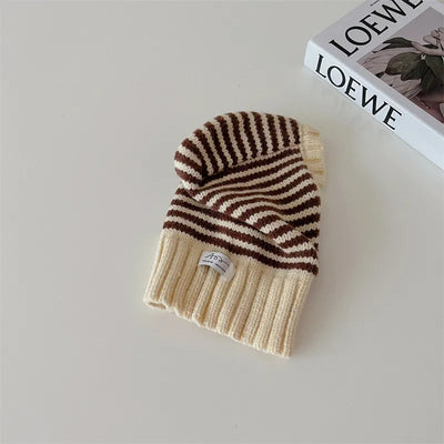 Striped Knit Ski Hat