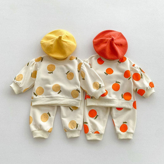 Fruit Print Jogger Set