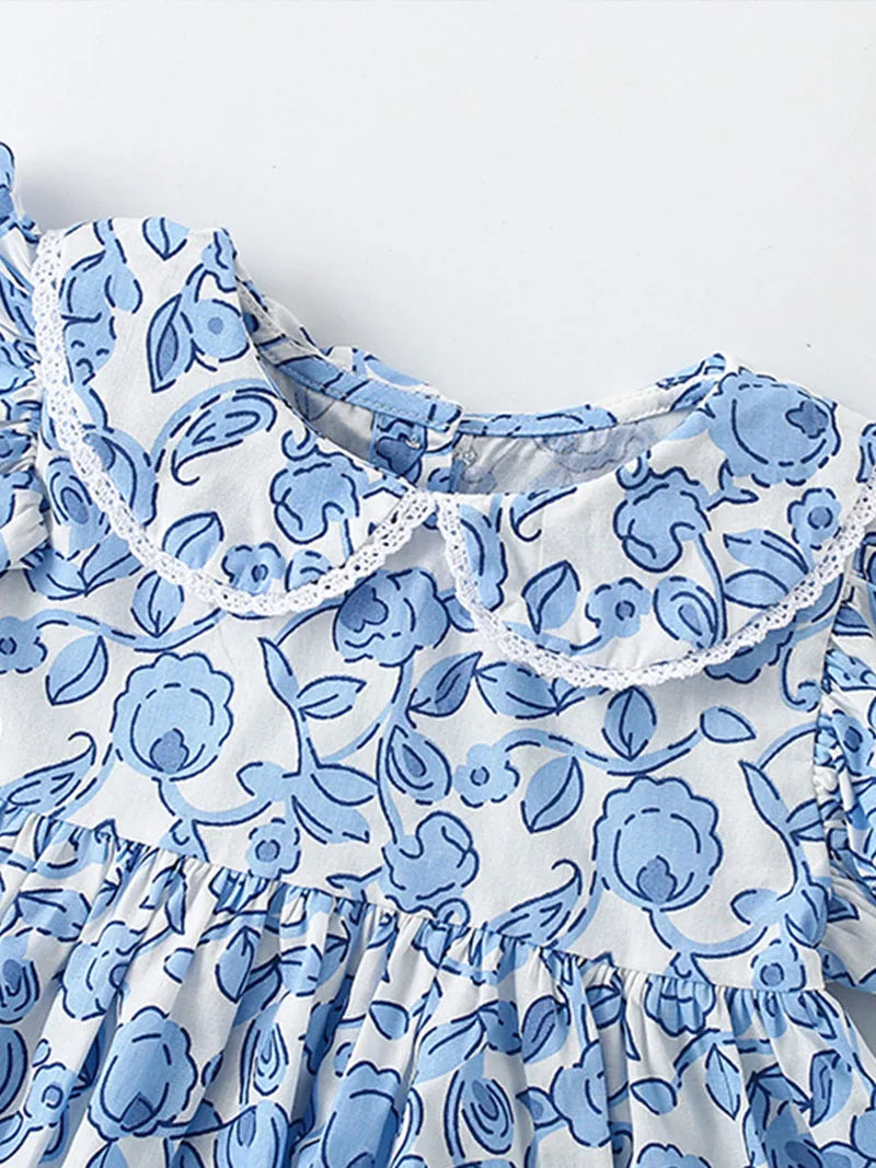 Floral Ruffle Babydoll Top