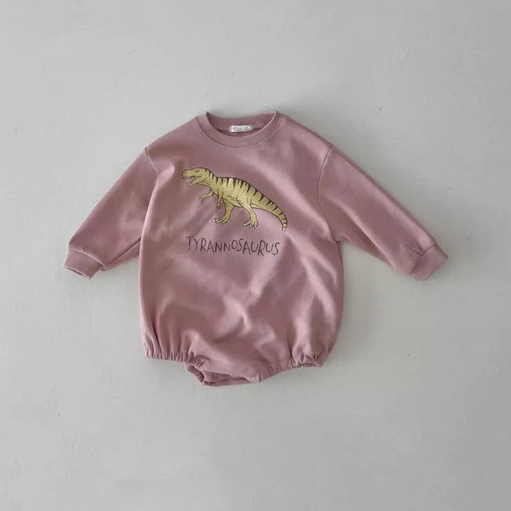 Dinosaur Long Sleeve Sweatshirt Bodysuit
