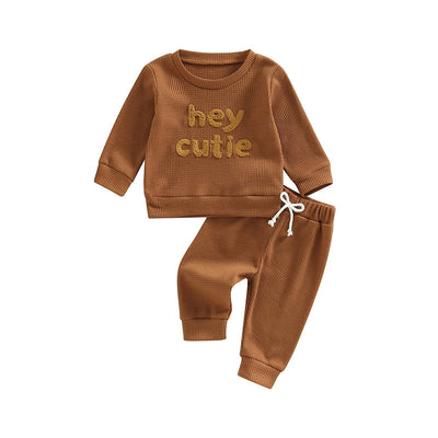 Waffle 3D Print Jogger Set