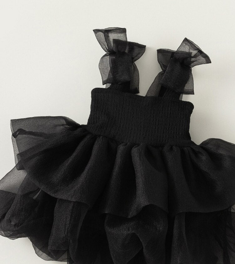 Solid Party Tulle Dress