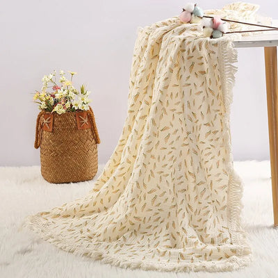 Floral Print Blanket Babies Bed Cover