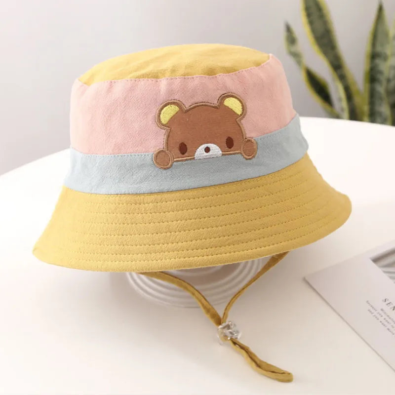 Animal Print Reversible Baby Bucket Hat