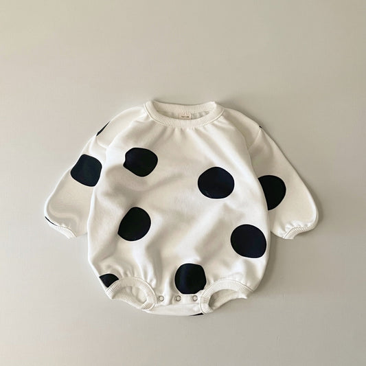 Long Sleeve Polka Dot Bodysuit