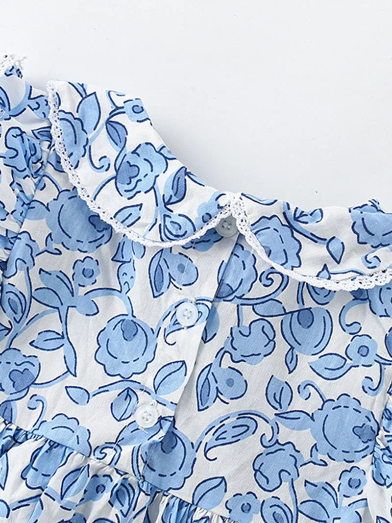 Floral Ruffle Babydoll Top