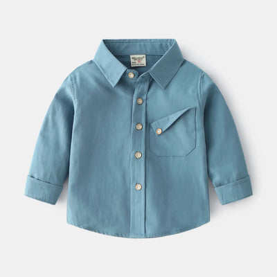 Slant Pocket Button-Up Shirt