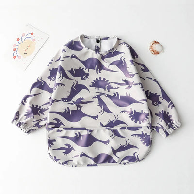 Baby Waterproof Long Sleeve Apron Bib