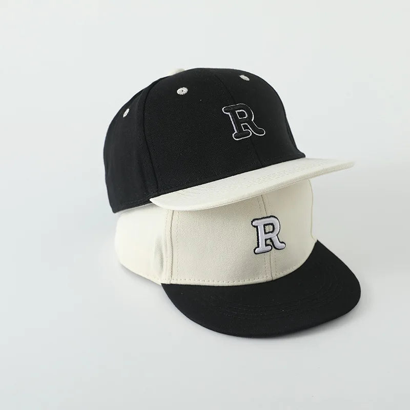 Letter R Peaked Baseball Hat