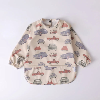Baby Waterproof Long Sleeve Apron Bib