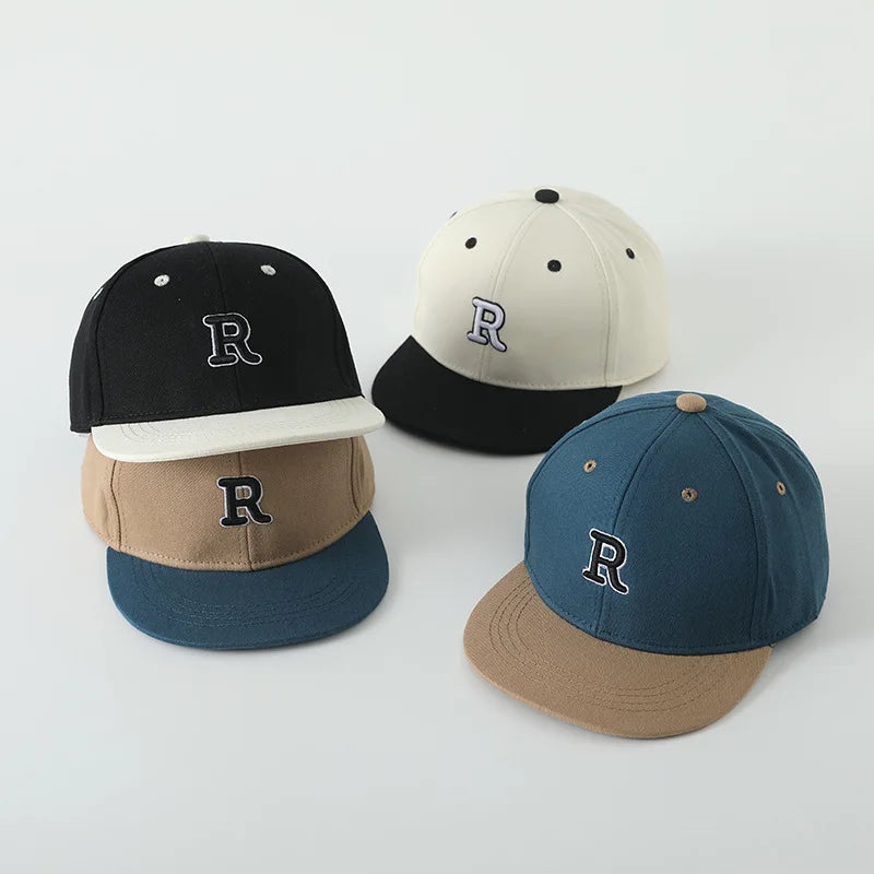 Letter R Peaked Baseball Hat