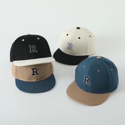 Letter R Peaked Baseball Hat