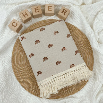 Floral Print Blanket Babies Bed Cover