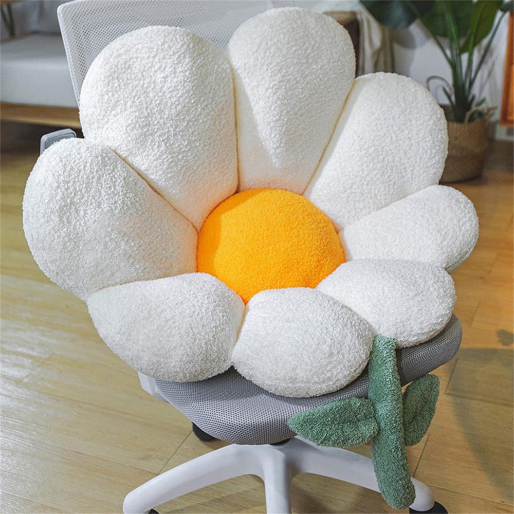 Plush Sunflower Cushion Pillow