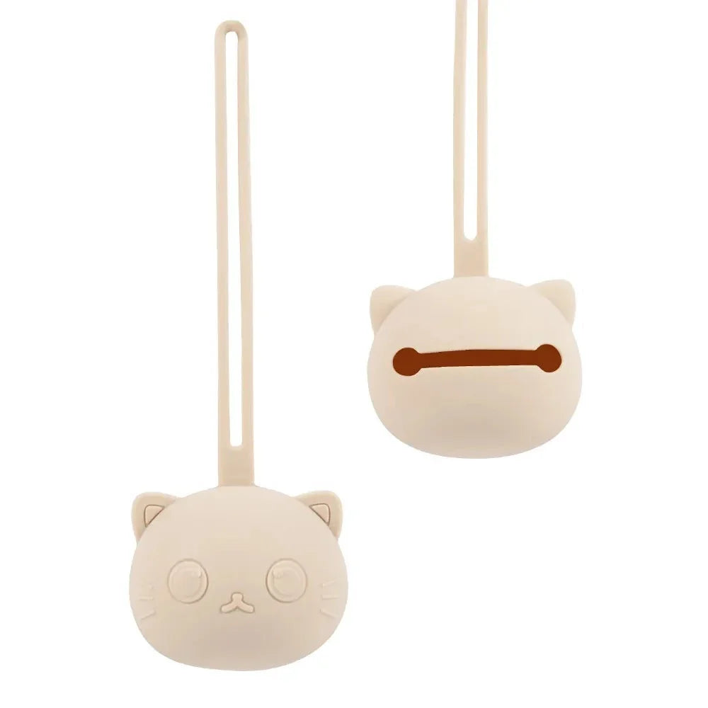 Silicone Cute Cat Shape Pacifier Holder