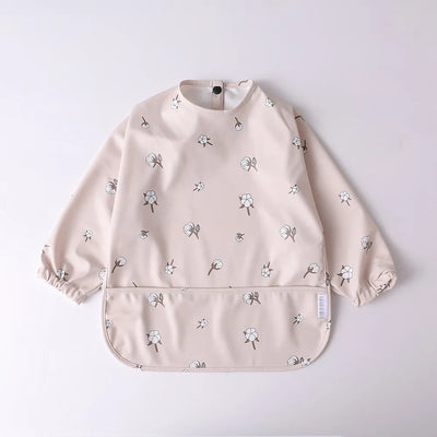 Baby Waterproof Long Sleeve Apron Bib